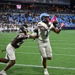 Buchanan secures the ball...