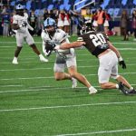 Connor Finer from New Port Richey, FL, had 8 receptions, 84 yards, the longest 22.