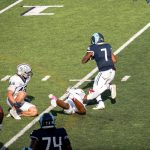 5th in the series, UNH #17 hits the dirt, #42 can't make the play either.