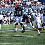 Brendan Barrow, via Standford U, had a breakout day.  To say he was sensational isn't hyperbole. He had 111 yards rushing and 2 TD's!  His longest run was for 28 yards - into the endzone.