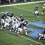 Barrow behind Christian on the half back counter, now if he can only get clear of his trusted OL...