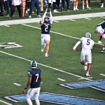 Connor Finer with the leaping mid-air catch.