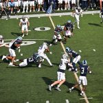 Now the defense had to stop UNH from scoring any more points, #53 Moses Meus, from our own Pawtucket, RI (St. Ray's) had an immense game, more of him coming up!