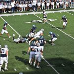 The defense was constantly being challenged by the Wildcats.