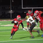 Latravious Woods with lighting speed cuts is a very good running back.