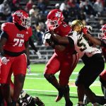 When 75 PLUS 55 = 6 points! The OL is thrilled to have one of their own score.