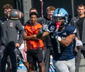 4th Qtr Pass From Alex McClelland to Marquis Buchanan sets Rhody Offense into High Gear-PHOTOSPORTS.COM